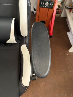 Herní židle DXRACER Formula Bílá/černá - 6