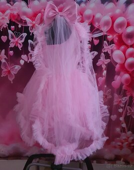 Dětské šaty pro družičku s vlečkou - 6