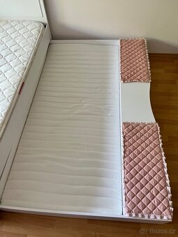 Krásná bílá postel pro slečnu s výsuvem - 6