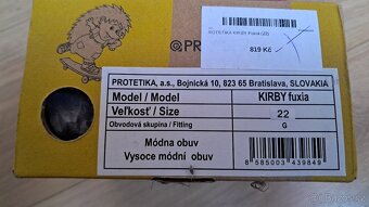 Dětské bačkory Protetika vel.22 - 6