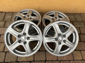 ALU KOLA ŠKODA FABIA R15’ 5X100 - 6