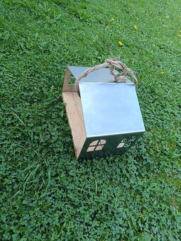 Krmítko pro ptáky stříbrné - 6