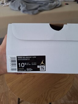 Nike Air Jordan 1 low White/wolf grey-aluminum - 6