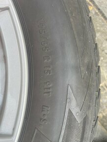 15“ ALU kola – 5x114,3 – zimní pneu 195/65/15 - 6