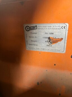 Otoč HAUER PD 1300 - 6