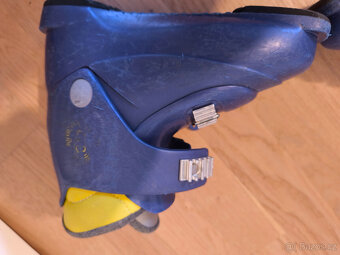 dětské sjezdové lyže + lyžáky + helma - 6