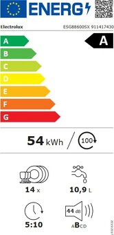 Myčka ELECTROLUX 700 GlassCare ESG88600SX - nová se zárukou - 6