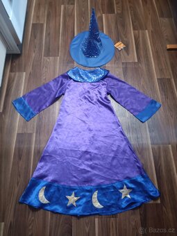 Kostým čaroděj, kouzelník s kloboukem - 6