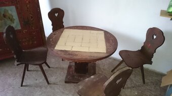 Malovaný nábytek – starožitný - 6