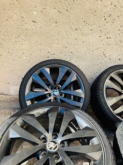 5x100 Originální ALU Kola Škoda R17 Fabia 2,3,4 Rapid,Scala - 6
