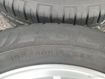 Sada Orig ALU kol Toyota 195/60R15 letní - 6