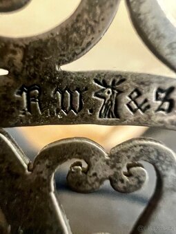 stará střbrná mísa z Anglie - 6