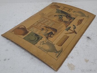 Hrnčíř - školní pomůcka 1856 - 36,5x26,5cm - 6