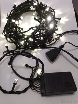 LED světelný řetězy, svítidla barevné a bílé/žluté barvy - 6