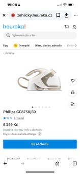 Prodám napařovací stanici Philips - 6