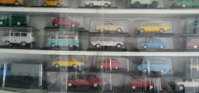 SBÍRKA MODELŮ AUTÍČEK 1:43 - LEGENDÁRNÍ AUTOMOBILY - KOMPLET - 6