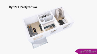 Prodej, byt 2+1, s balkonem, 56 m2, Prostějov - 6