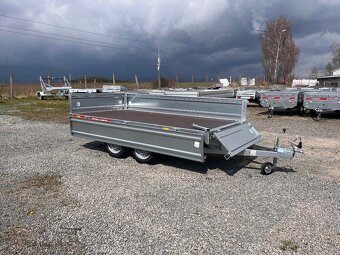 Přívěsný vozík, plato, 304x153 cm, 750 kg - 6