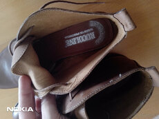 Dámské kožené kotníkové boty - 6