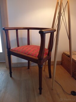 Starožitné křesla-masiv -Rarita - 6