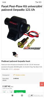 Facet Posiflow – palivové čerpadlo pro karburátory - 6