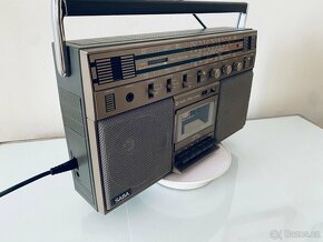 Radiomagnetofon/boombox Saba RCR 756, rok 1980 - 6