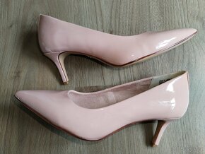 Nové lodičky s.Oliver 41 lesklé růžové - 6