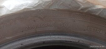 215/45/R16 letní/ dot-1121 - 6