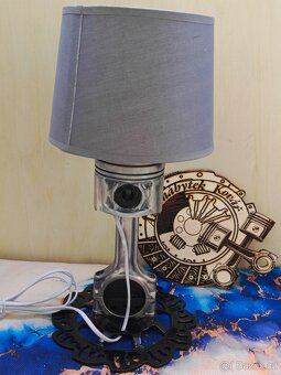 Lampa motorový píst s hodinami - Autonábytek Kovář - 6