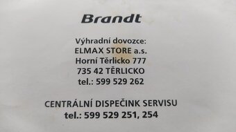 Myčka Brandt 60cm vestavná - VH925XE - 6