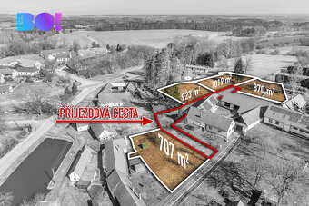 Prodej stavebního pozemku 707 m², Děbolín, Jindřichův Hradec - 6