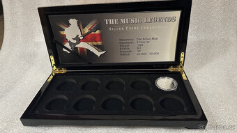 Lakovaná etue pro stříbrné mince 1oz The Music Legends - 6
