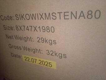 Sprchový kout 100x80 - nový - 6