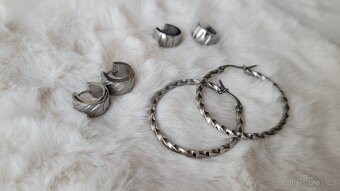 Náušnice - chirurgická ocel - 6