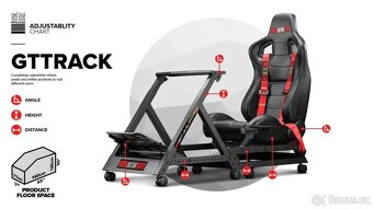 NLR GT Track Racing Simulator - závodní kokpit - 6