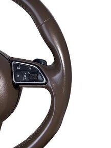 Multifunkční volant hnědá kůže Audi A6 C7 4G r.v. 2014 - 6
