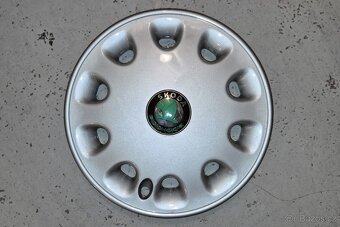Kola / plechové disky Škoda Felicia + originální kryty kol - 6