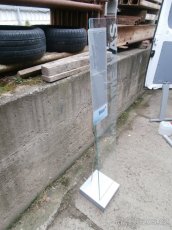 Stojan reklamní skleněný nerez moderní designový za 499 kč - 6