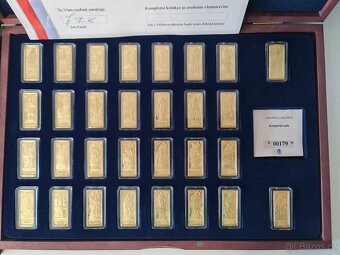 LUXUSNÍ Pozlacené cihličky korunovační klenoty - 6