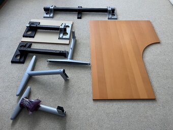 Rohový pracovní kancelářský stůl IKEA - 6