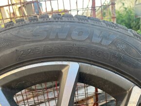 Alu kola Autec R17 5x112 + zimní pneu 90% - 6