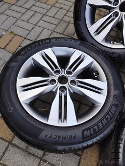 ALU 5x114.3 r18 HYUNDAI + LETNÍ PNEU - ZÁNOVNÍ DISKY - 6