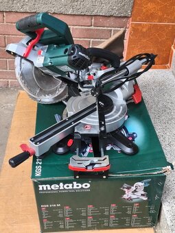 Prodám pokosovou pilu s posuvem Metabo KGS 216 M + kotouč - 6