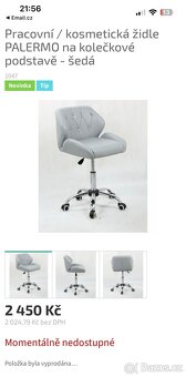 Otočná židle s kamínky - 6