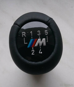 BMW - M paket nízká kožená hlavice řadicí páky - 6