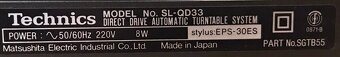 Gramofon Technics SL-QD 33 (1986)PLNÝ AUTOMAT ,PŘÍMY NÁHON , - 6