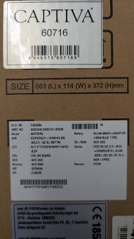 Herní notebook CAPTIVA, 17.3", i7, RTX 3060 6GB, 16GB/1TB - 6