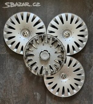 Originální poklice Volkswagen 16" 4 kusy - 6