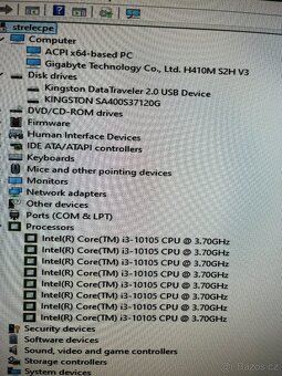 Nevyužívaný,hotový a kompletní rychlý PC i3-10105+8G+SSD - 6