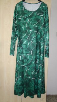Zelené šaty NOVÉ vel.přibl.48 - 6